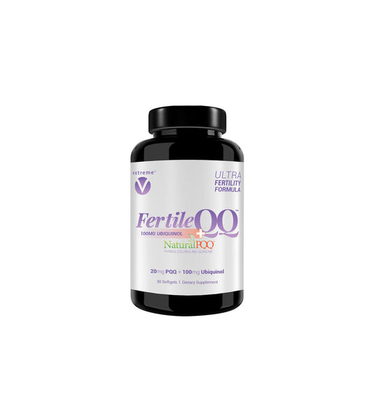 FertileQQ ULTRA Ubiquinol (QH) más PQQ para IMPULSAR el respaldo reproductivo natural 2B de Mama, fórmula n.° 1 para respaldar la salud de las mitocondrias de los óvulos 30 softgels