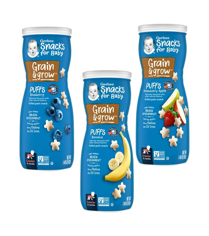 Gerber Snacks para Bebé Grain & Grow 42gr – tienditadelu