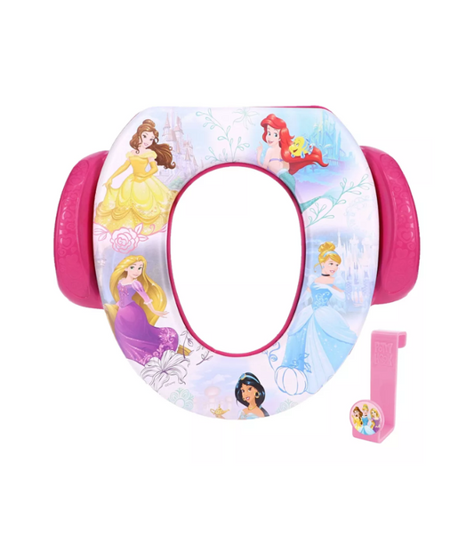 Disney Baby Princess Asiento suave para ir al baño con gancho para ir al baño