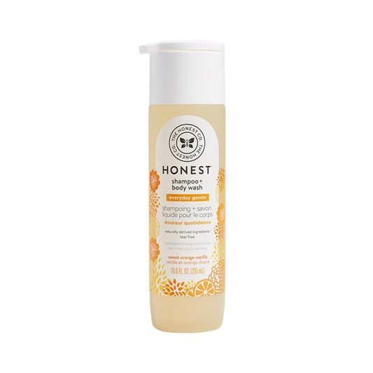 The Honest Company shampoo y Jabón líquido Corporal - Olor Vainilla Naranja Dulce 295ml