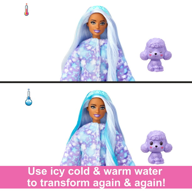 Barbie Cutie Reveal Muñeca y accesorios, Cozy Cute Tees Poodle