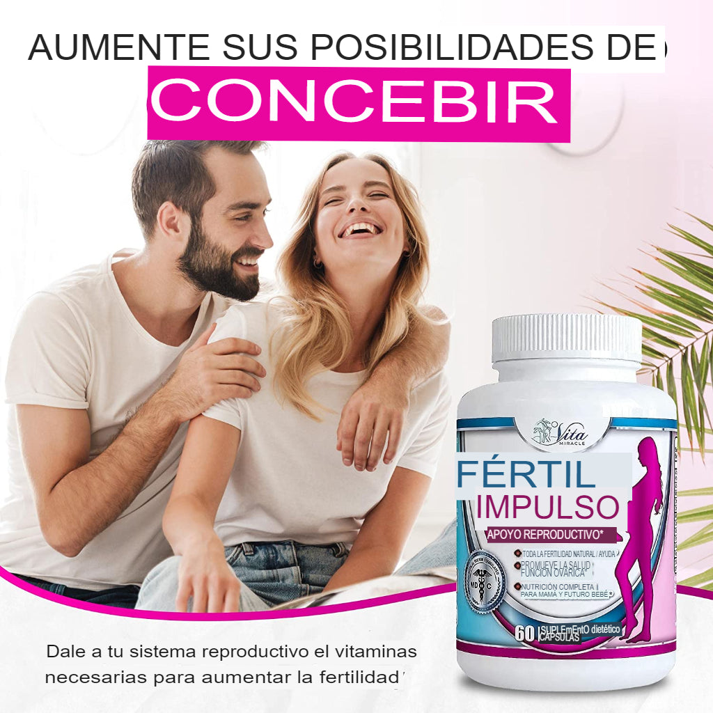 Fertile Boost Cápsulas de inositol mio-inositol suplementos de fertilidad para mujeres, concepción de vitaminas prenatales, 60 capsulas