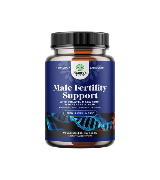 Suplemento multivitamínico prenatal para fertilidad masculina - Suplemento de apoyo fertilidad para hombre con ácido L-arginina D-aspártico y vitaminas prenatales, 90 capsulas
