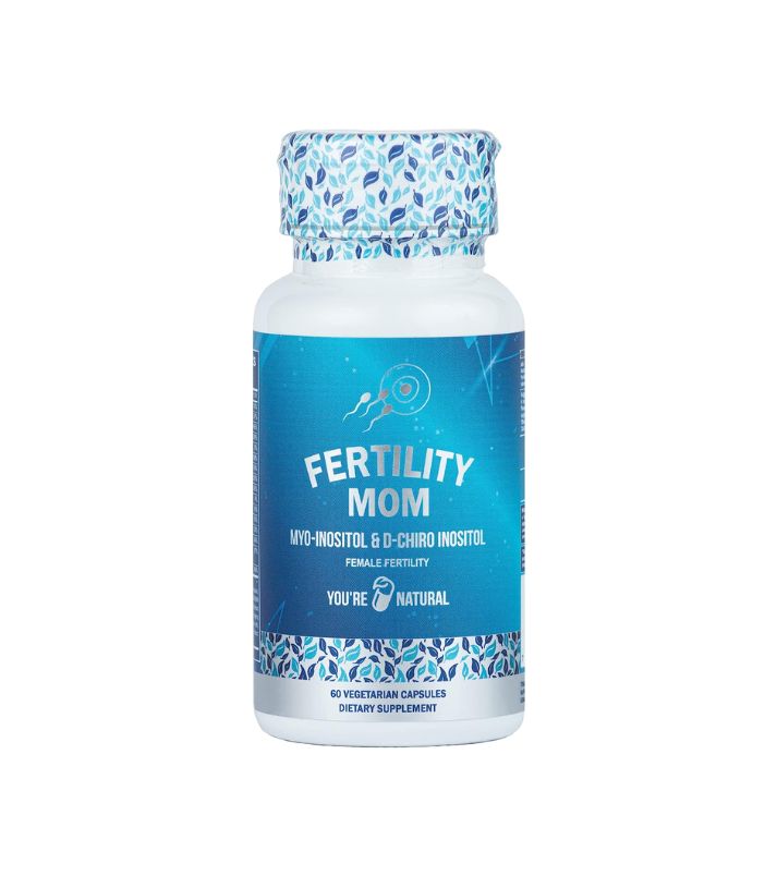 Fertility Mom - Vitaminas prenatales – Regula tu ciclo, ayuda a la ovulación, apoyo hormonal – Myo-inositol, D-Chiro-inositol, Vitex, Folato, CoQ10 – 60 cápsulas vegetarianas
