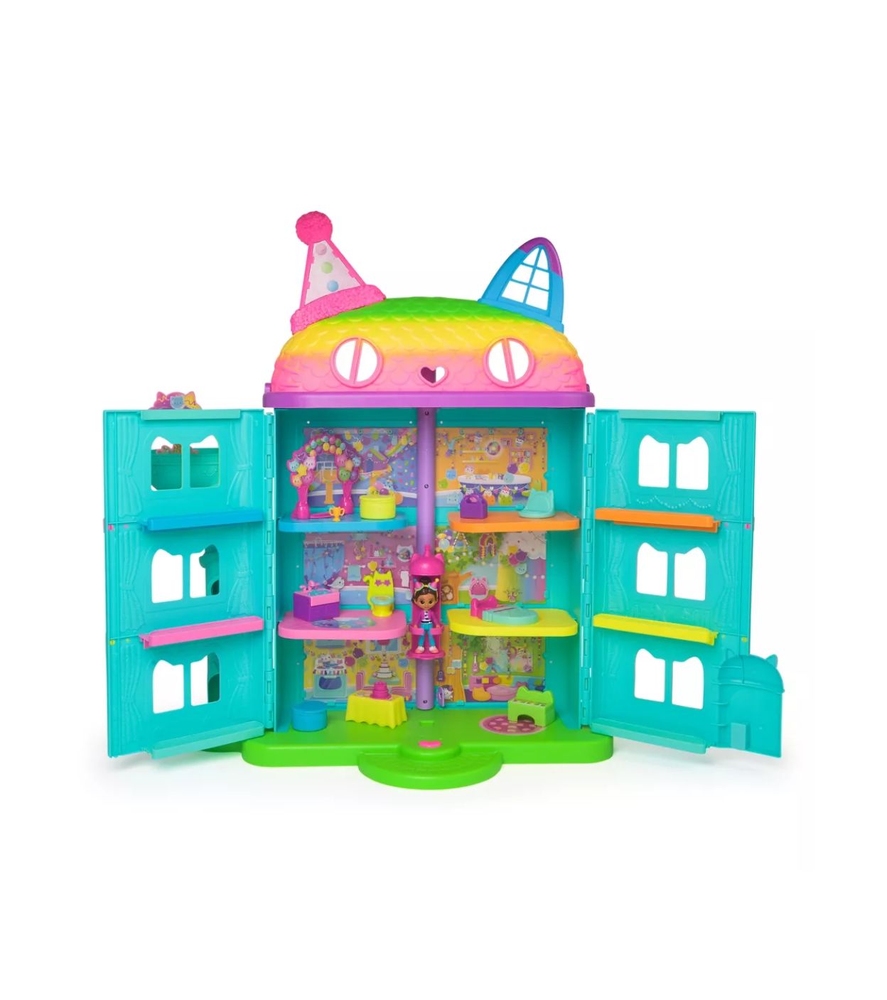 Gabby's Dollhouse Purrfect Juego de casa de muñecas celebración