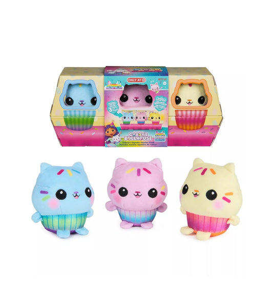 Gabby's Dollhouse set peluches de primos Cakey perfumados