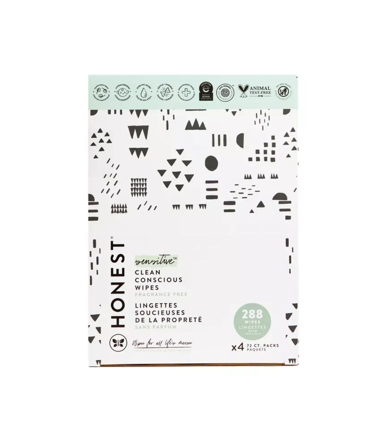 The Honest Company Toallitas para bebés a base de plantas 99% a base de agua