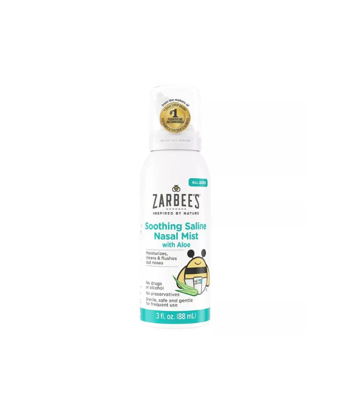 Niebla nasal salina calmante de Zarbee con aloe 88ml