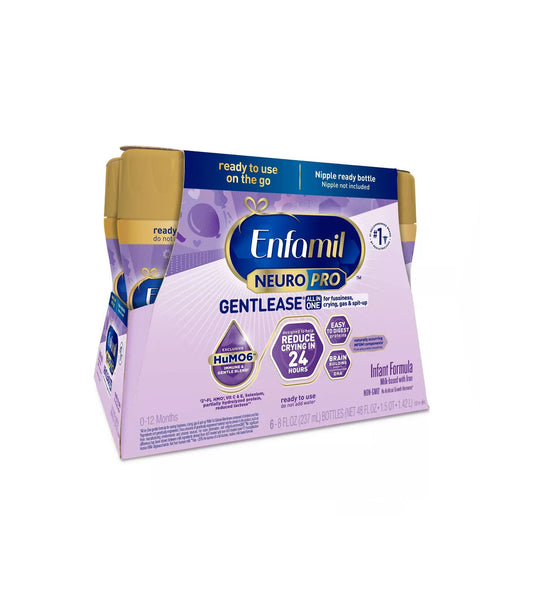 Enfamil Gentlease formula lista para usar 6 pack