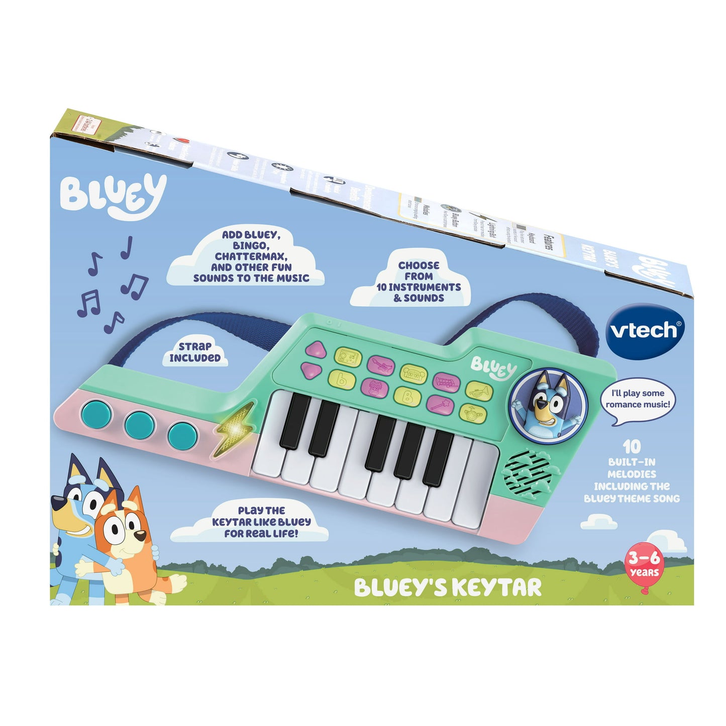 Combo de piano y guitarra de juguete Bluey Bluey's Keytar