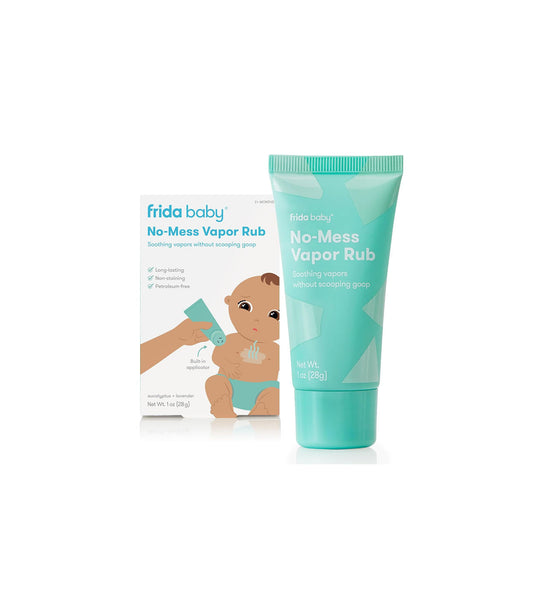 Frida Baby No-Mess Vapor Rub, ungüento para bebés,  eucalipto y lavanda relajantes para dormir 28gr