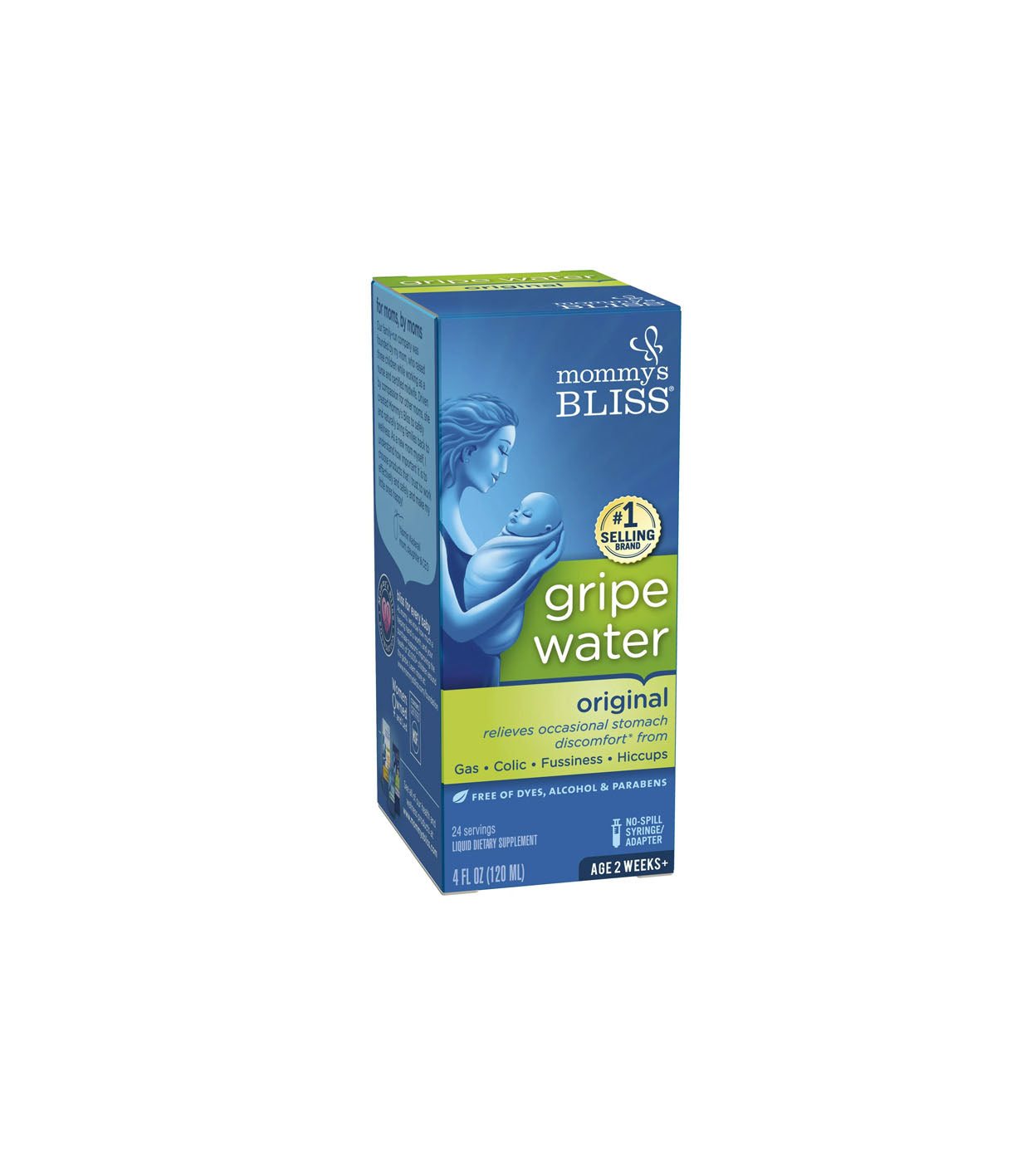 Mommy's Bliss Gripe Water Original, alivia el malestar estomacal 120ml