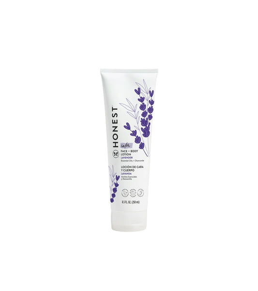 The Honest Company, Loción corporal y facial para bebé, lavanda calmante, 250 ml