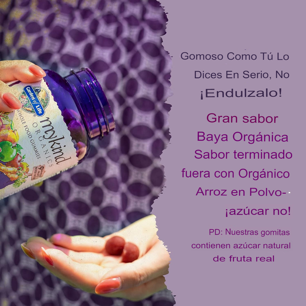 Garden of Life - mykind Organics Gummy para mujer Multivitamínico Prenatal, 120 unidades
