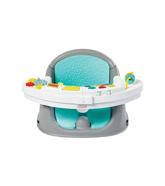 Asiento y elevador Discovery 3 en 1 con música y luces de Infantino, unisex, de 4 a 48 meses,