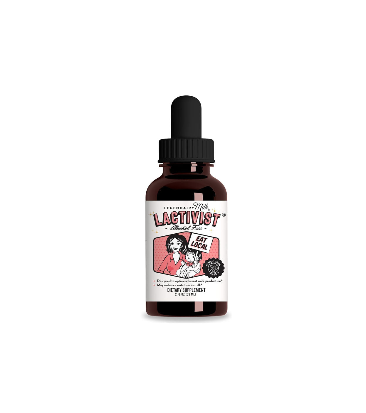 Legendairy Milk Lactivist Drops, suplemento de lactancia para aumentar el suministro de leche materna, Torbangun orgánico para lactancia,59ml