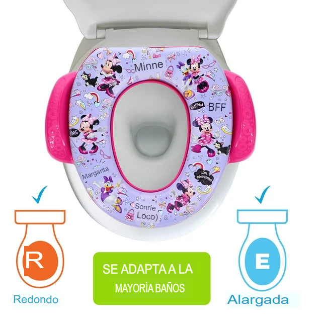 Asiento de entrenamiento para ir al baño Minnie Mouse