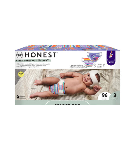 Pañales The Honest Company Clean Conscious Diapers™, Alebrijes Magicos + Colores Misticos