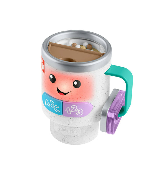 Taza de café Fisher-Price Laugh & Learn Wake up & Learn Juguete para bebés y niños pequeños con música y luces