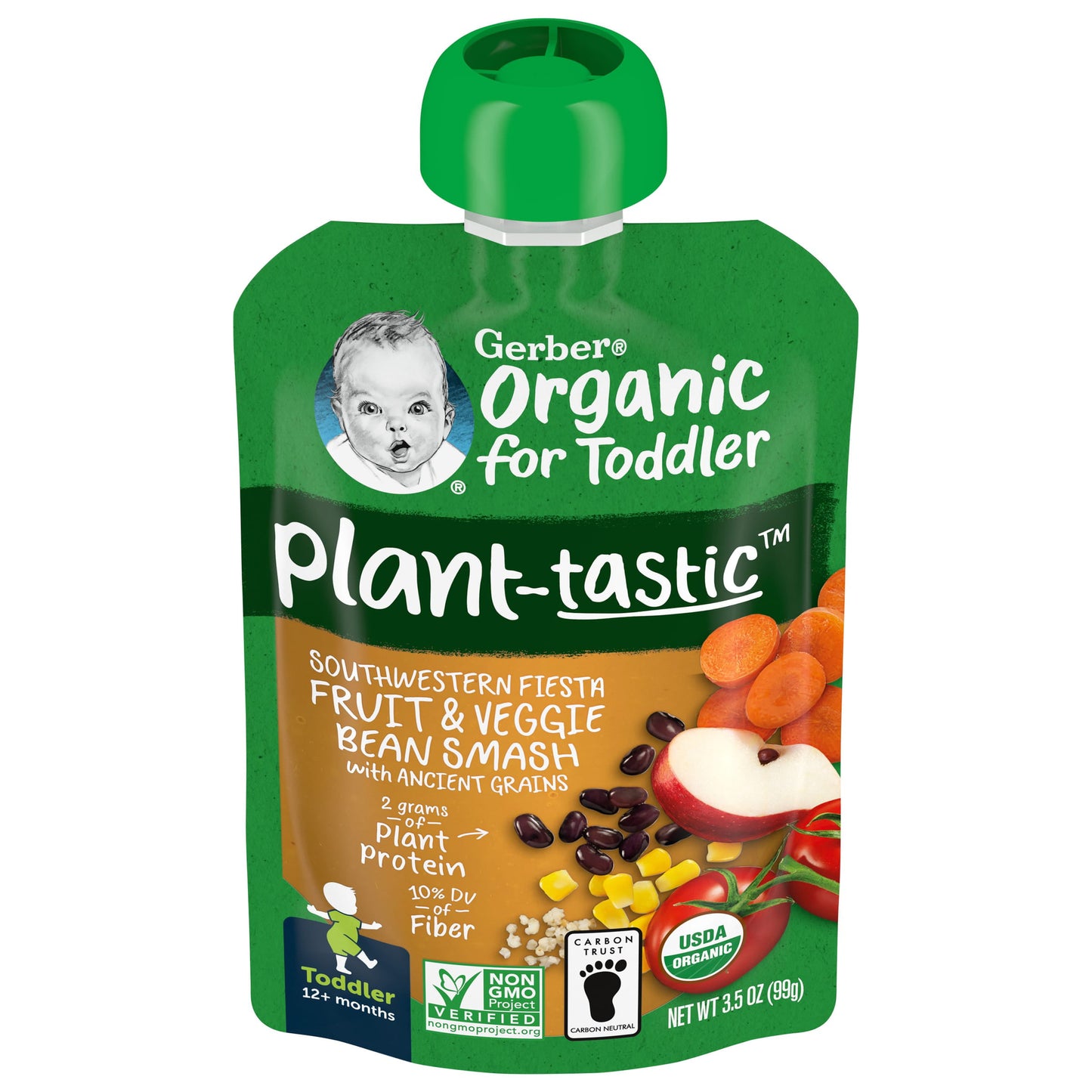 Gerber Plantastic Toddler - Bolsa de Alimento para bebé  3.5oz