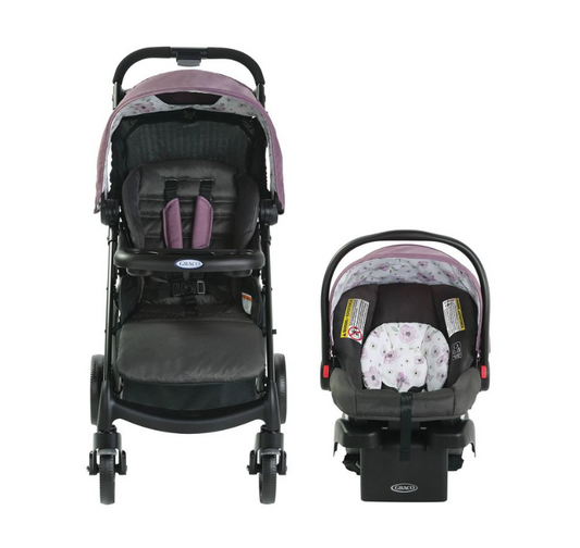 Graco Verb Click Connect Sistema de viaje con silla de coche para bebés SnugRide