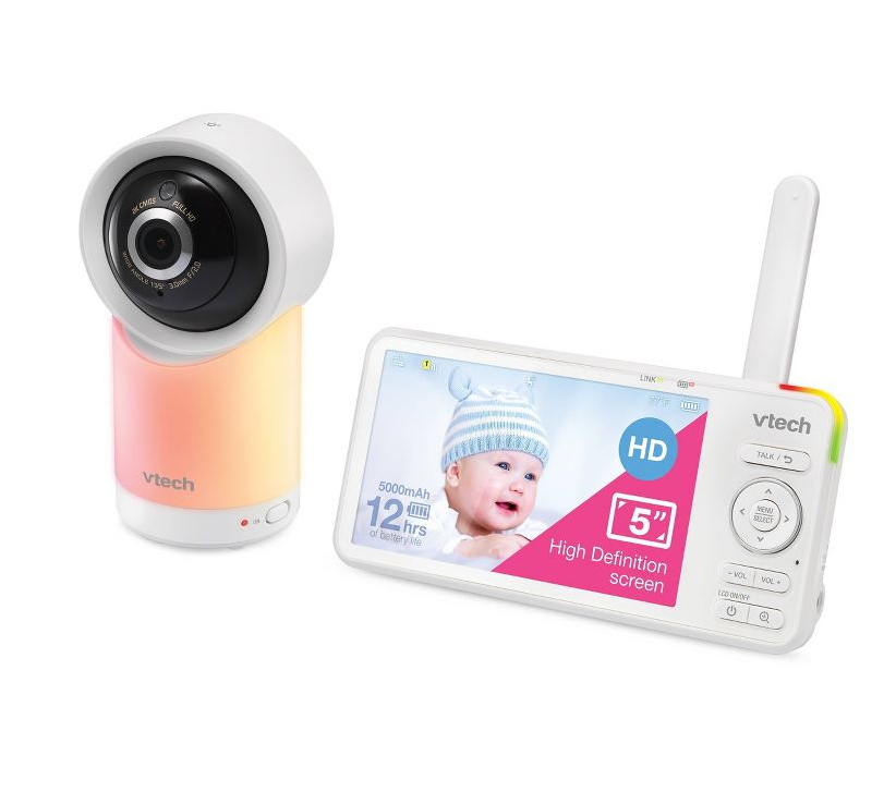 VTech Monitor Digital de 5" con acceso remoto para bebé - 1 Cámara