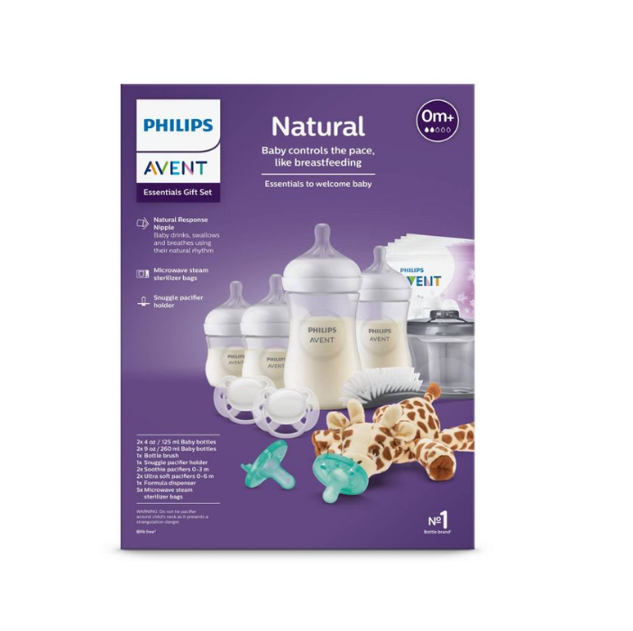 Philips Avent - Pezón anticólicos de flujo rápido para biberones  anticólicos Avent para bebés de más de 6 meses (paquete de 4)