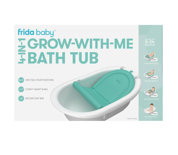 Bañera Fridababy Crece conmigo 4 en 1 para bebé