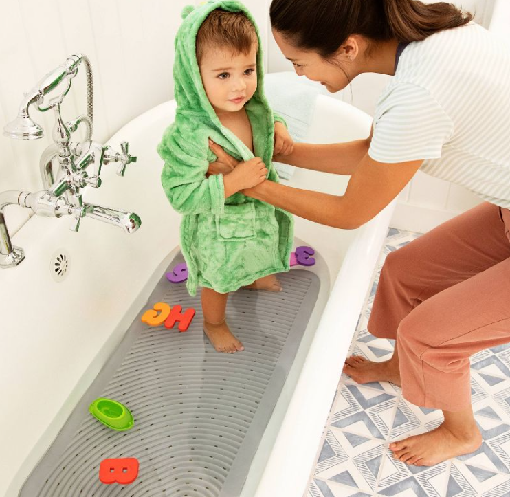 Munchkin Alfombra de baño acolchada para bebé - Color Gris