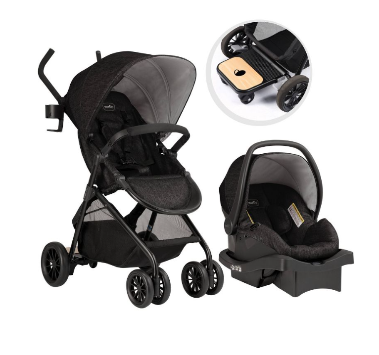 Evenflo Sibby LiteMax 35 Sistema de viaje con asiento de coche para bebés