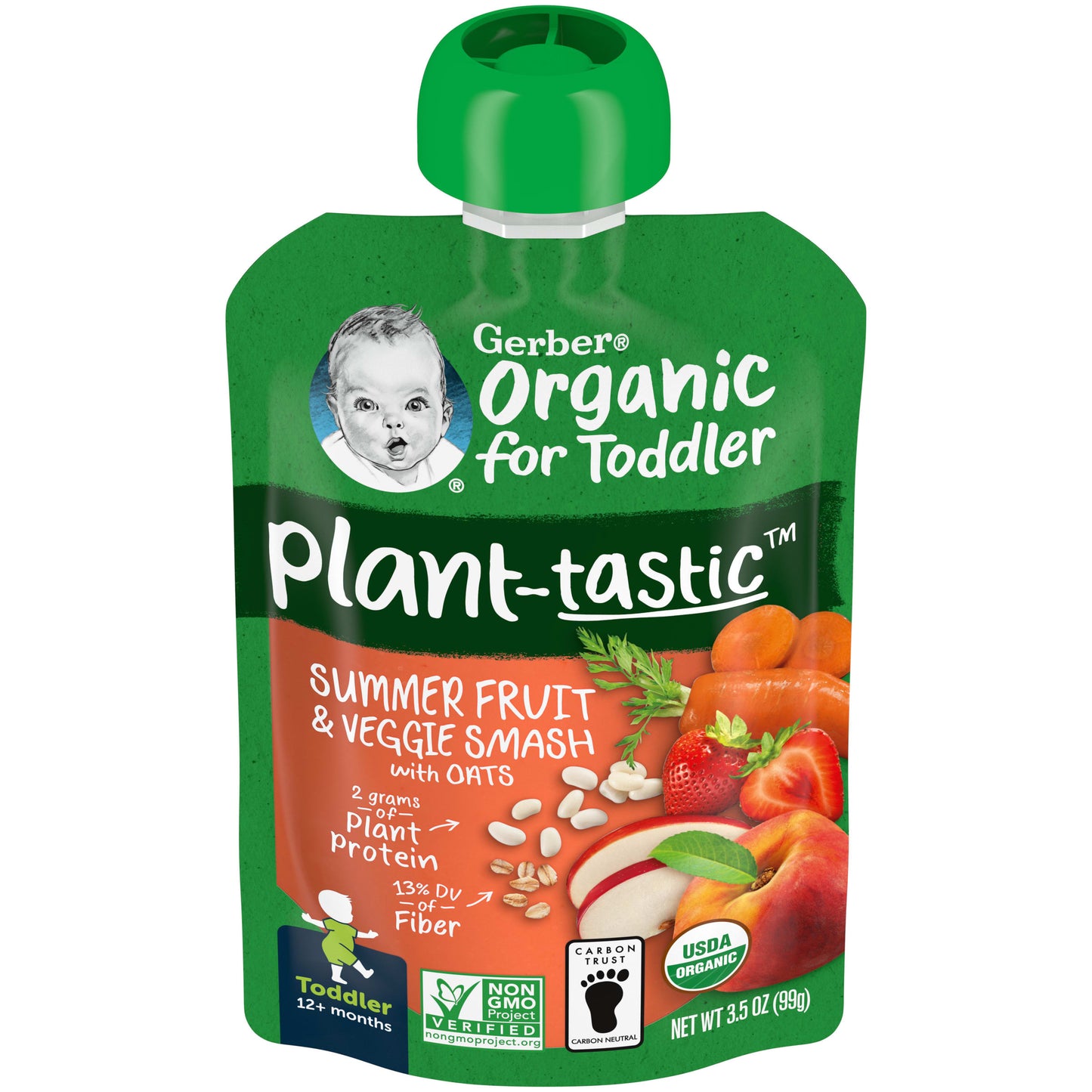 Gerber Plantastic Toddler - Bolsa de Alimento para bebé  3.5oz