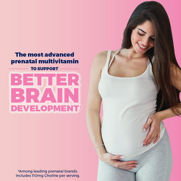 One A Day Multivitamínico completo prenatal avanzado para mujer con colina