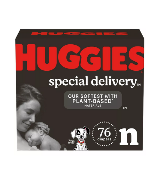 Huggies Special Delivery Hypoallergenic Baby Diapers - Newborn - 76 Unidades