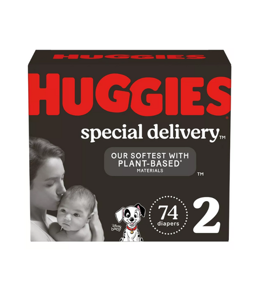 Huggies Special Delivery Hypoallergenic Baby Diapers, 74 unidades - Etapa 2