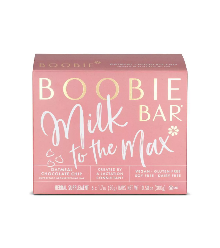 Boobie Bar Superfood Barra de Vegana para Lactancia - 10.58oz - 6 Unidades