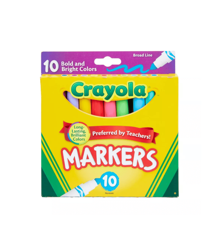 Marcadores Crayola Bold and Bright 10 piezas