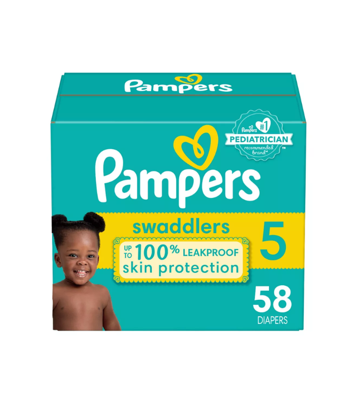 Pampers Swaddlers Disposable Diapers  -  Etapa 5