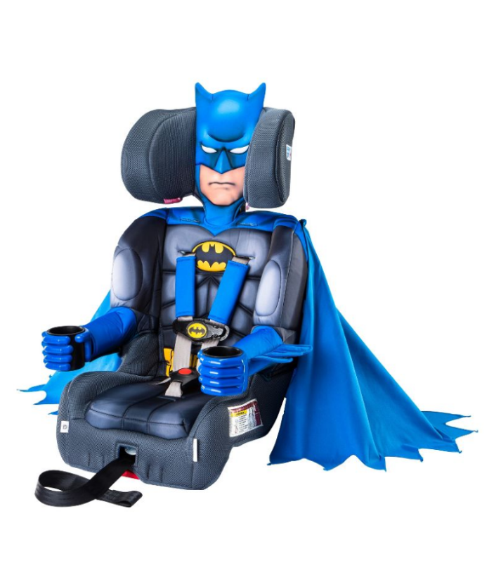 KidsEmbrace DC Comics Batman - Silla para auto con respaldo alto - Batman