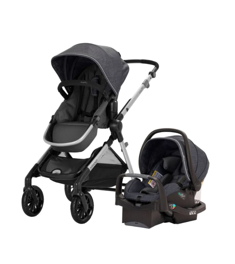 Evenflo Pivot Xpand Sistema de viaje modular con asiento de coche para bebés - Color Roano