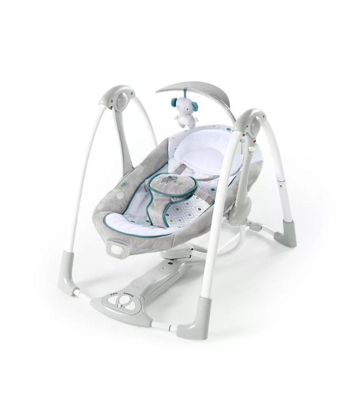 Ingenuity ConvertMe 2-en-1 Columpio Compact Portable para bebés - Nash