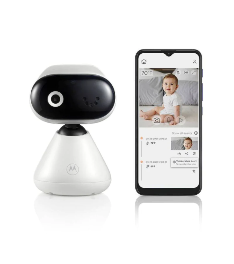 Motorola Monitor con Wi-Fi, Video y HD para bebé - 1 Cámara