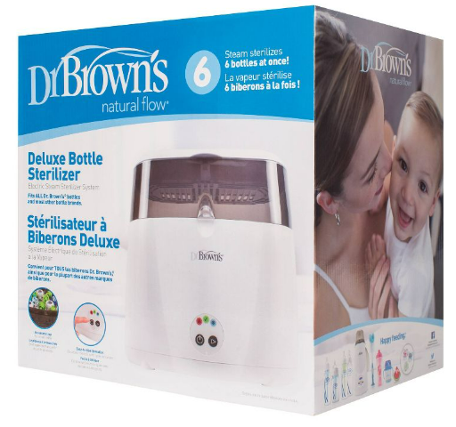Esterilizador eléctrico para biberones y chupetes Dr. Brown's Deluxe