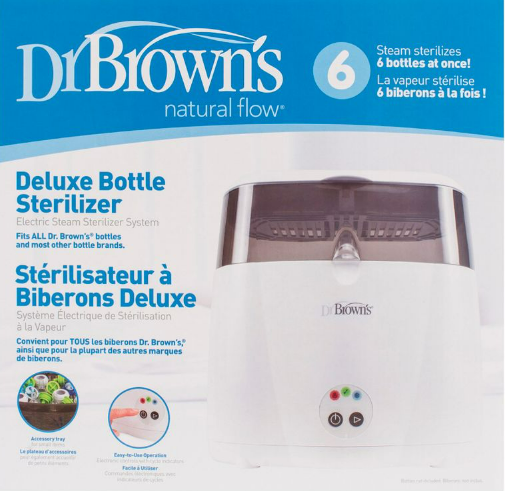 Esterilizador eléctrico para biberones y chupetes Dr. Brown's Deluxe
