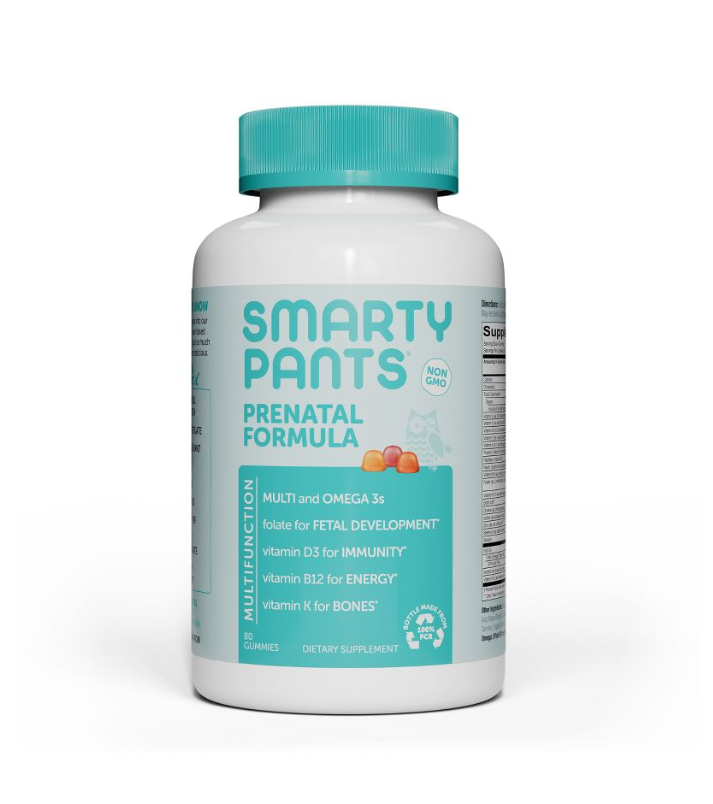 SmartyPants - Multivitamínico Prenatal en Gomitas Sabor Fresa Banana, Limón y Naranja