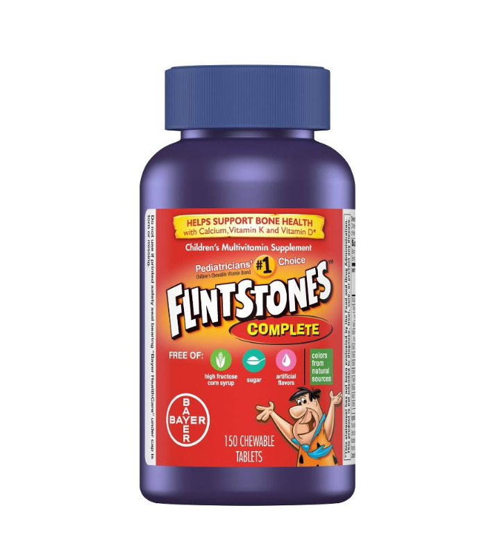 The Flintstones Multivitamínico en Tabletas Masticables para niños - Sabor Mezcla de frutas