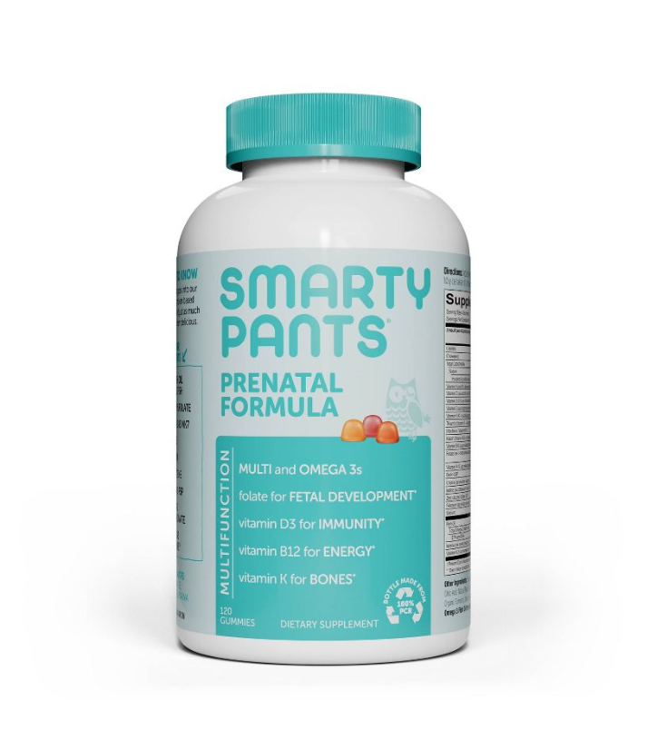 SmartyPants - Multivitamínico Prenatal en Gomitas Sabor Fresa Banana, Limón y Naranja