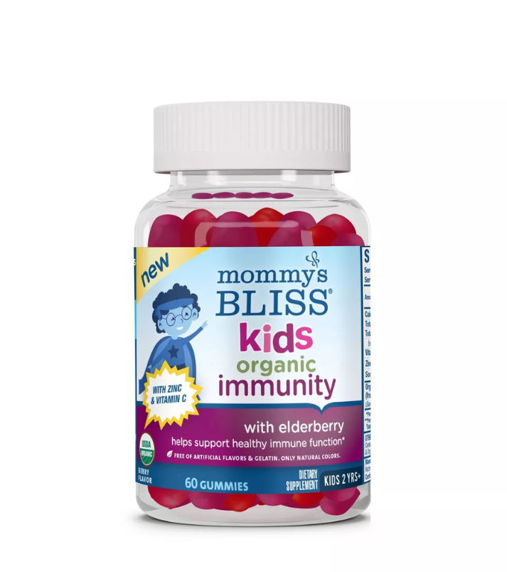 Mommy's Bliss - Multivitamínoco en Gomitas con Sauco para Inmunidad orgánica - 60 Unidades