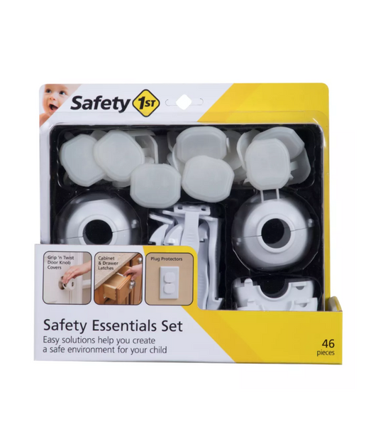 Safety 1st Safety - Kit Esencial a prueba de niños - Blanco - Paquete de 46 Piezas
