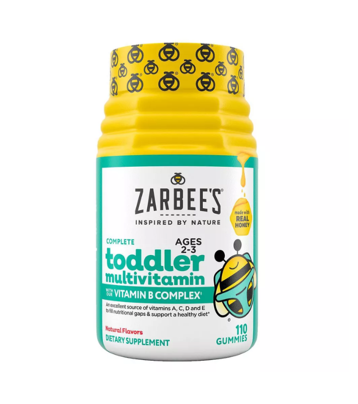Zarbee's Naturals Toddler  Multivitamínico Completo Gomitas - Sabor fruta natural - 110 Unidades