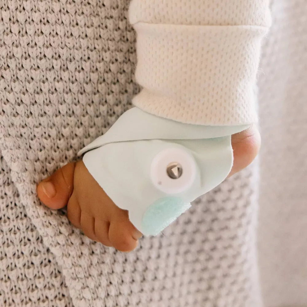Owlet Dream Calcetín - Monitor de bebé inteligente con frecuencia cardíaca y oxígeno promedio O2 como indicadores de calidad del sueño - Rosa
